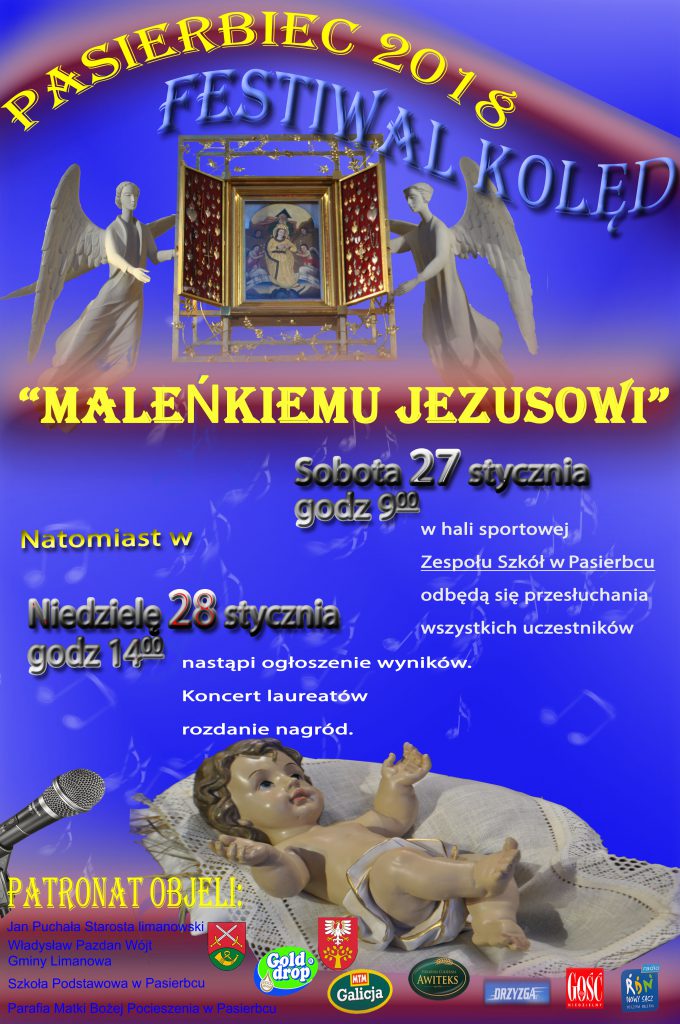 plakat festiwal kolęd pasierbiec2018 (1)